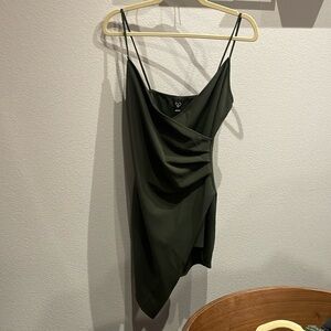 Windsor Women’s Sage Green Wrap Bodycon Dress